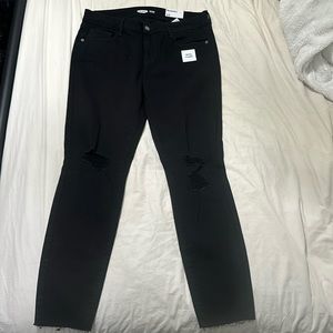 Black ankle length jeans